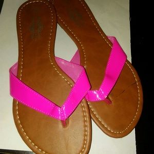 Hot pink slides